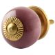 Solid Purple Small Ceramic Drawer Knob